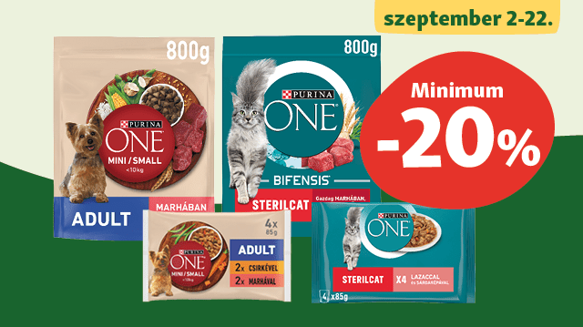 Állati Purina One akció!