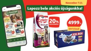 Novemberi állati akciók – Mindent Kedvenced Boldogságáért!