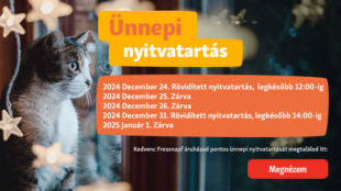 Ünnepi nyitvatartás a Fressnapf áruházakban!